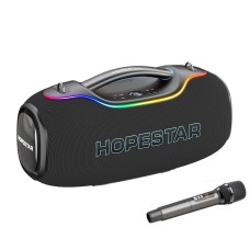 Портативна колонка Bluetooth Hopestar A80 ULTRA з мікрофоном 650W Black