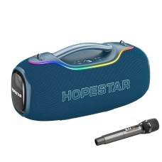 Портативна колонка Bluetooth Hopestar A80 ULTRA з мікрофоном 650W Blue