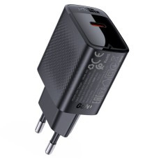 Мережевий зарядний пристрій ACEFAST A82 GaN single USB-C charger 20W Black