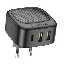 Мережевий зарядний пристрій Borofone BAS23A Lucky PD charger 30W Black