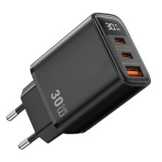 Мережевий зарядний пристрій WIWU Wi-G010 Firefly GaN Fast Charger 30W Black