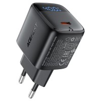 Мережевий зарядний пристрій ACEFAST A135 GaN charger 40W Black