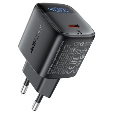 Мережевий зарядний пристрій ACEFAST A135 GaN charger 40W Black