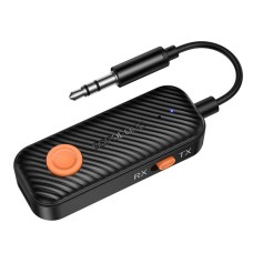 Автомобільний Bluetooth адаптер Borofone BC62 Walker AUX BT audio receiver 5.4 Black