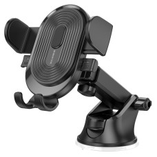 Автомобільний тримач BOROFONE BH85 Experience one-button car holder (center console) Black