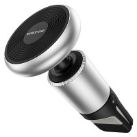 Автомобільний тримач BOROFONE BH47 Cool move air outlet magnetic car holder extended version Black-Silver