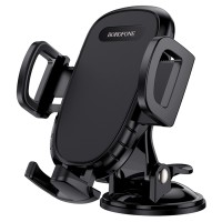 Автомобільний тримач BOROFONE BH37 Route push type suction cup Black