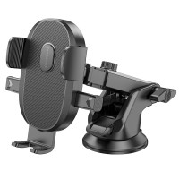 Автомобільний тримач BOROFONE BH93 Grand one-button car holder (center console) Black
