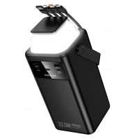 Повербанк портативний акумулятор Power bank BOROFONE BJ65B High 22.5W+PD20W 80000mAh Black