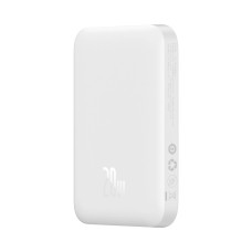 Повербанк портативний акумулятор Power bank Baseus Airpow Magnetic магнітний 20W 6000mAh White P10022807213-00