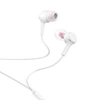 Дротові навушники HOCO M78 El Placer universal earphones with microphone White