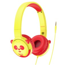 Дротові навушники HOCO W31 Children headphones Panda Yellow