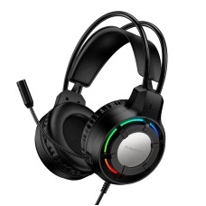 Дротові навушники BOROFONE BO112 Wave gaming headphones with mic Black