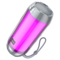 Портативна колонка Bluetooth BOROFONE BR25 Crazy sound colorful luminous 5W Grey