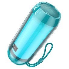 Портативна колонка Bluetooth BOROFONE BR25 Crazy sound colorful luminous 5W Peacock Blue