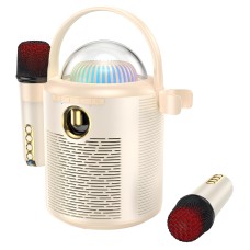 Портативна колонка Bluetooth HOCO BS59 Pearlescent BT speaker with mic 10W Beige