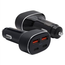 Автомобільний зарядний пристрій Veron CC-375 75W Black