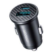 Автомобільний зарядний пристрій Joyroom JR-CCN16 Mini Metal A+C 15W Black