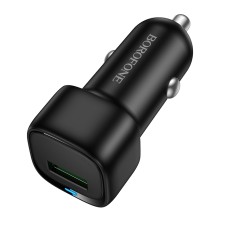Автомобільний зарядний пристрій BOROFONE BZ34 Cloud single port QC3.0 Black