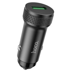 Автомобільний зарядний пристрій Hoco Z49A Level single port Car charger QC 3.0A 18W Black