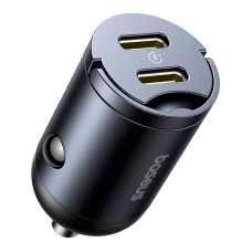Автомобільний зарядний пристрій Baseus Tiny Star Mini Car Charger 2C 30W Black C00035001121-03