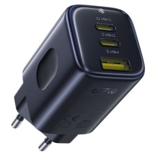Мережевий зарядний пристрій Baseus PicoGo AE11 Fast Charger 2C+U 67W Black E0121200