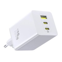 Мережевий зарядний пристрій Baseus EnerFill FE11 Fast Charger 2C+U 100W EU White P10182102213-00