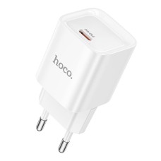 Мережевий зарядний пристрій HOCO C146A Charm single port PD charger 20W White