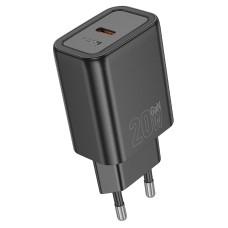 Мережевий зарядний пристрій HOCO N60 Gentle single port charger 20W Black