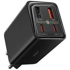 Мережевий зарядний пристрій Baseus GaN6 Pro Fast Charger 2C+2U Type-C cable 100W Black P10162705112-00