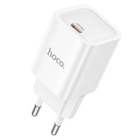 Мережевий зарядний пристрій HOCO C148A Charm single port charger 30W White
