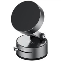 Автомобільний тримач XO C170 Vacuum suction cup Manual latch Magnetic holder Grey