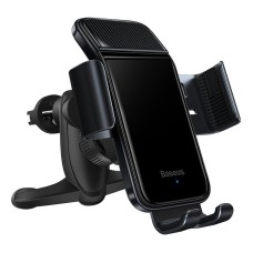 Автомобільний тримач Baseus Smart Solar Power Wireless Car Mount Electric Holder Black SUZG000001
