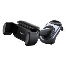 Автомобільний тримач Baseus T-Space Solar Electric Car Mount Black C40351300111-00