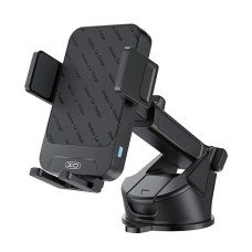Автомобільний тримач із бездротовою зарядкою XO WX043 Wireless Charger Suction Cup Model 15W Black