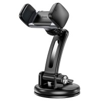 Автомобільний тримач Hoco CA111 pull clip suction cup car holder Black