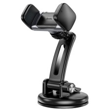 Автомобільний тримач Hoco CA111 pull clip suction cup car holder Black