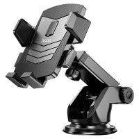 Автомобільний тримач Hoco CA83 David one-button center console car holder Black