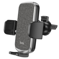 Автомобільний тримач Hoco CA94 Polaris push-type air outlet car holder Black