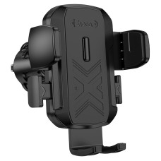 Автомобільний тримач Hoco H64 Gamble one-button Car holder (air outlet) 4.5-7" Black
