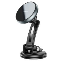 Автомобільний тримач Hoco CA100 Super-way center console ring magnetic car holder Black