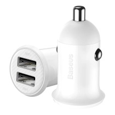 Автомобільний зарядний пристрій Baseus Grain Pro Car Charger 4.8A White CCALLP-02