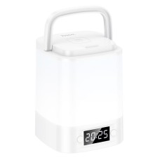 Нічний світильник HOCO HX15 Smart clock night light 7h White