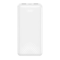 Повербанк портативний акумулятор Power bank XO PB313 Light display 20000 mAh White