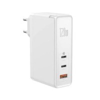 Мережевий зарядний пристрій Baseus GaN2 Pro Quick Charger 2C+U Type-C cable 120W White CCGAN-J02