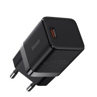 Мережевий зарядний пристрій Baseus GAN3 Fast Charger 1C EU 30W Black CCGN010101