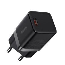 Мережевий зарядний пристрій Baseus GAN3 Fast Charger 1C EU 30W Black CCGN010101
