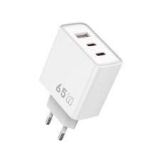 Мережевий зарядний пристрій WIWU Wi-G005 Essen GaN Fast Charger 65W White