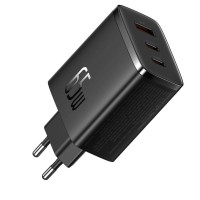 Мережевий зарядний пристрій Baseus Cube Pro Fast Charger 2C+U 65W Black P10152301113-00