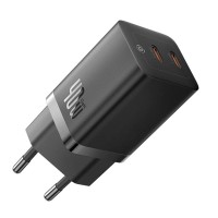 Мережевий зарядний пристрій Baseus GaN5 Pro Fast Charger C+C 40W Black CCGP180101